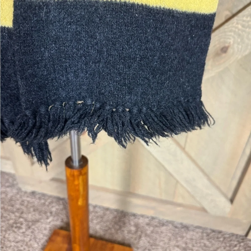 Vintage Christian Dior Monsieur wool scarf Made in Scotland